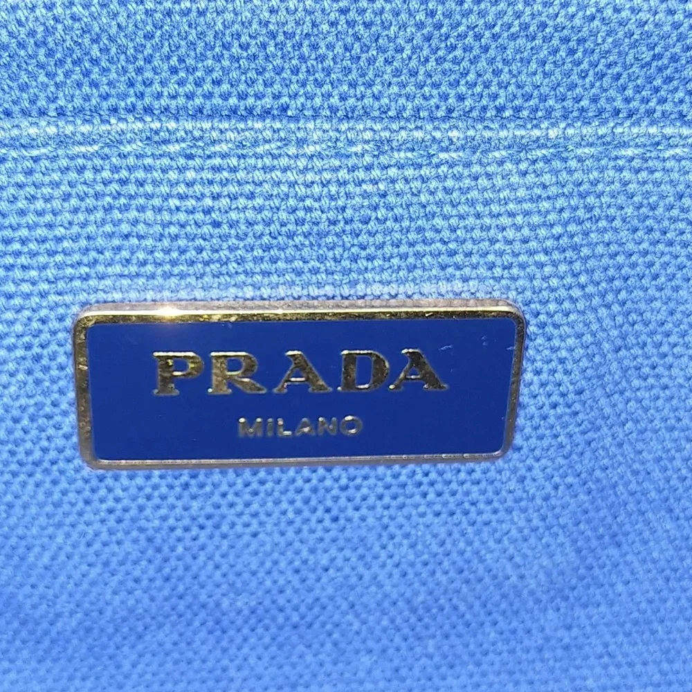 Prada Canapa Tote Bag - EUC - Picture 8 of 12